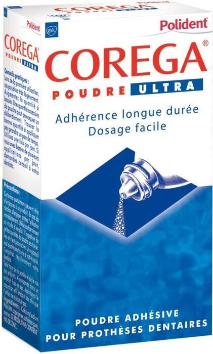 COREGA-Pulver für Ultra-Zahnspangen und Zahnersatz - 40 g COR3094907024105