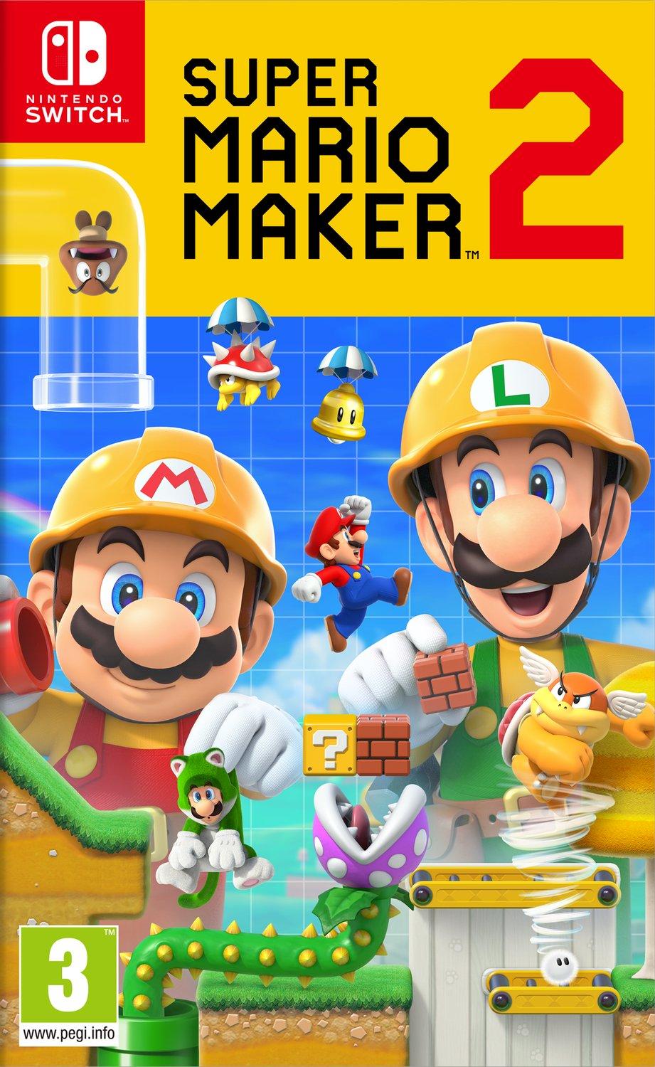 Nintendo Super Mario Maker 2, Nintendo Switch, E (bez obmedzenia), Fyzické médiá