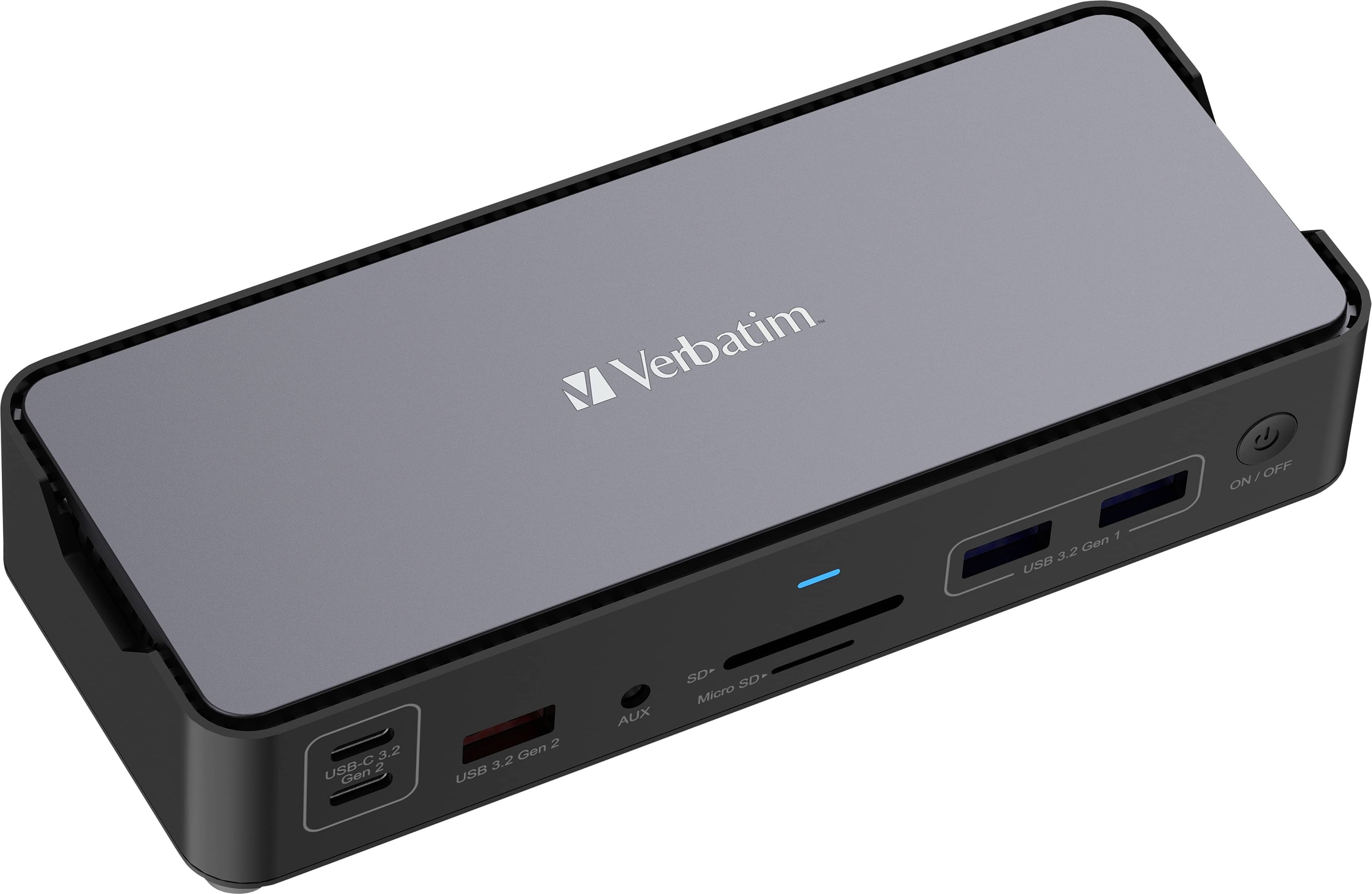 Verbatim USB-C Pro Dockingstation CDS-15 mit HDMI/DP/RJ45/USB-A/USB-C