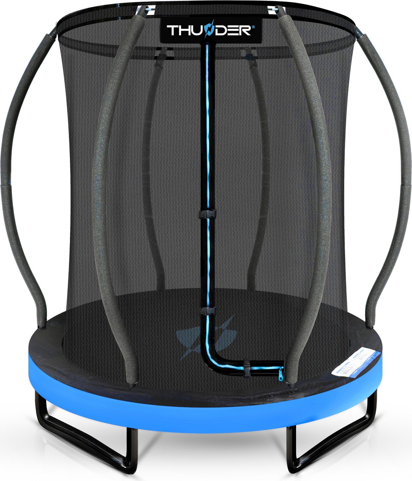 Trampolin THUNDER INSIDE ULTRA 140 cm (4,5 Fuß) BLAU