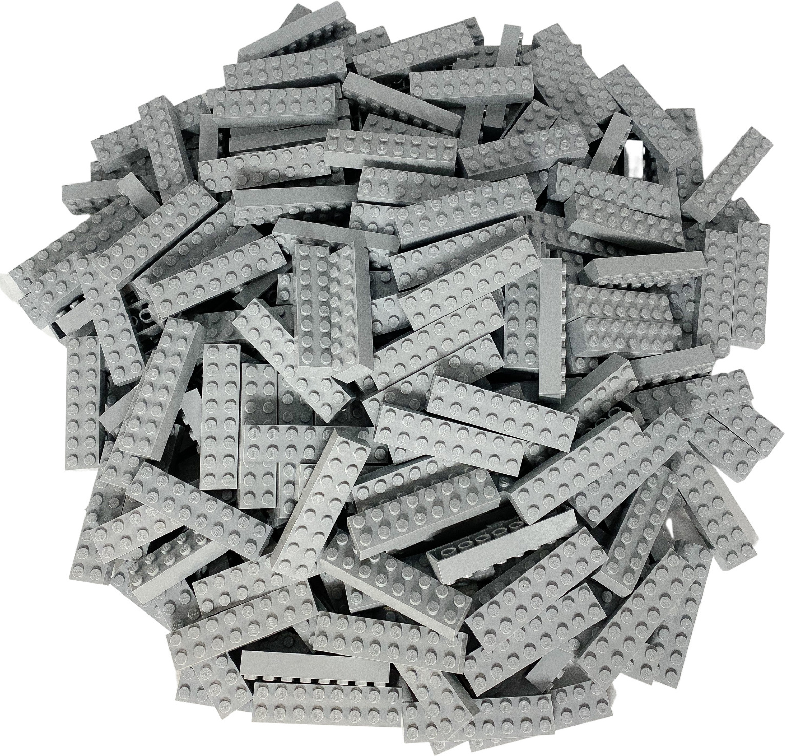 LEGO® 2x8 kociek Vysoké kocky Svetlo šedá - 3007 NEW! Množstvo 200x