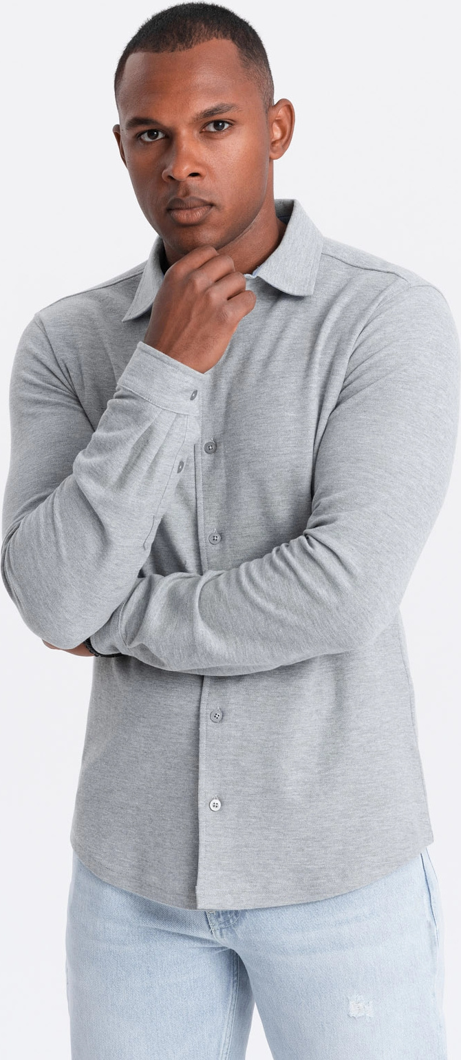 Camicia Uomo COOFANDY Henley A Maniche Lunghe - Tessuto A Nido D'Ape Con Tasca, Nero, Taglia XXL