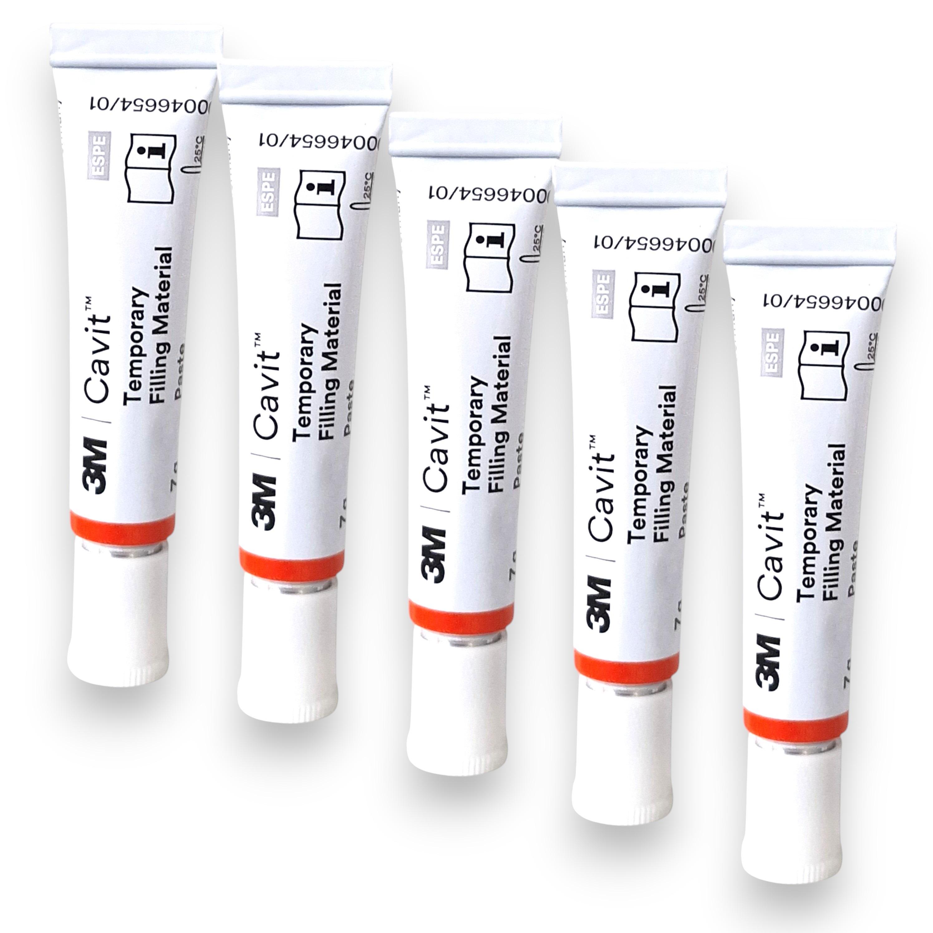 3M Deutschland 5x Cavit Provisorisches Füllungsmaterial - 5x 7g 44351