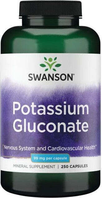 Sonstige Kaliumgluconat 99 mg 250 Kapseln Swanson Health Products