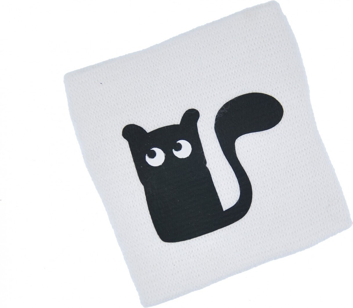Schweißband Pulswärmer Reißverschluss Eichhörnchen Miniblings Katze Tier weiß TEX001Jun16Ma
