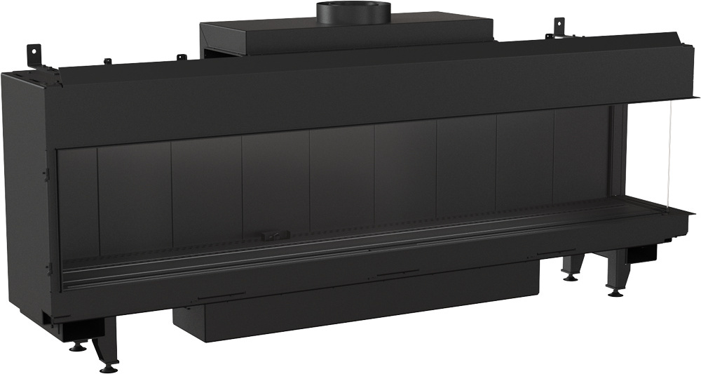Plynový krb LEO 200 pravý Propán bután ∅ 130/200 14 kW