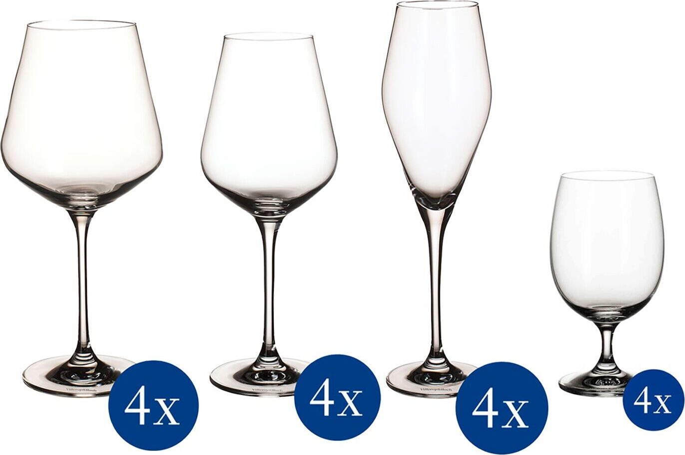 Villeroy & Boch La Divina Wein- und Sektgläser 16-tlg.