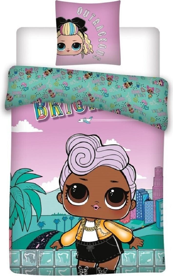 L.O.L. Surprise bettbezug Outraceous junior 140 x 200 cm Baumwolle AYM-87