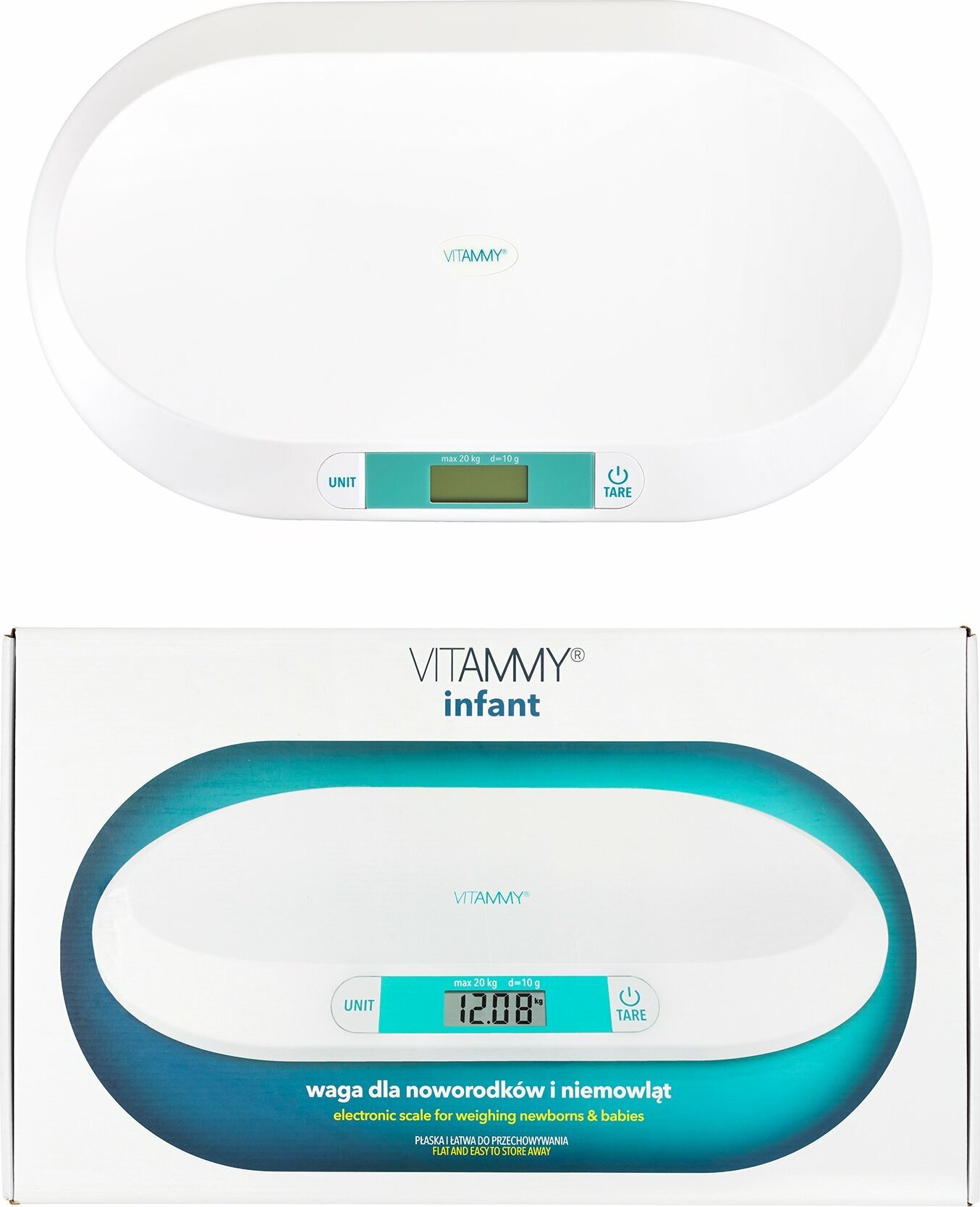 VITAMMY Infant, Gewicht für Frühgeborene, Neugeborene und Kleinkinder