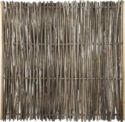 TETZNER & JENTSCH Zaun Hauptelement Pepe Haselnuss 180 x 180 cm braun T5.6.00131.0