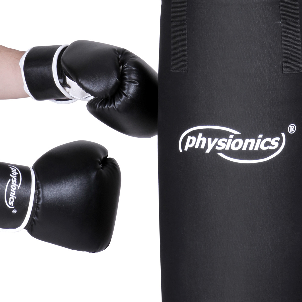 Kinder Boxsack Set Gefüllt Kickboxen MMA Kampfsport Handschuhe Gepolstert 