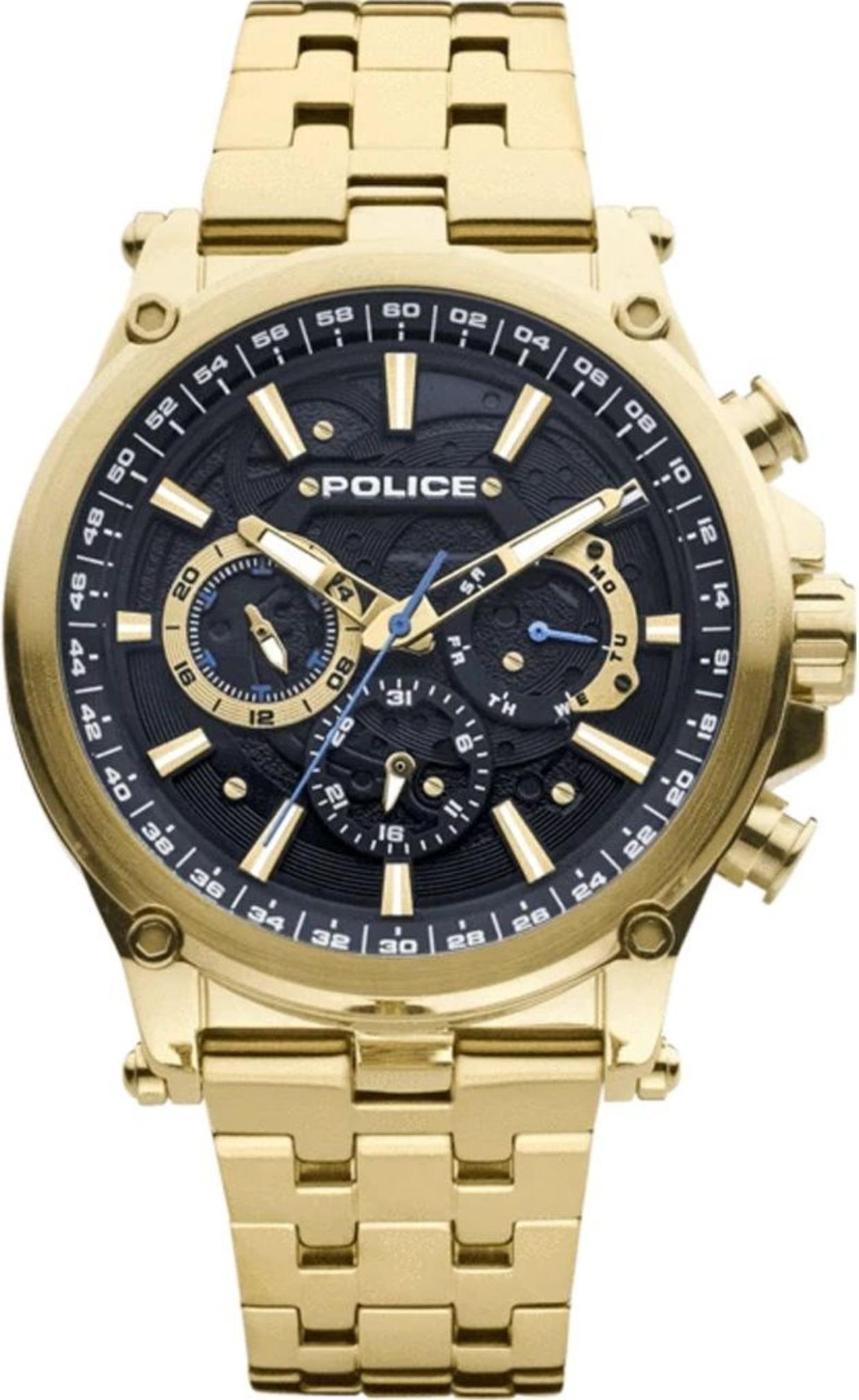 Orologio Police Analogico PEWJQ2203201 - Design Sfaccettato, Cinturino In Pelle - 5