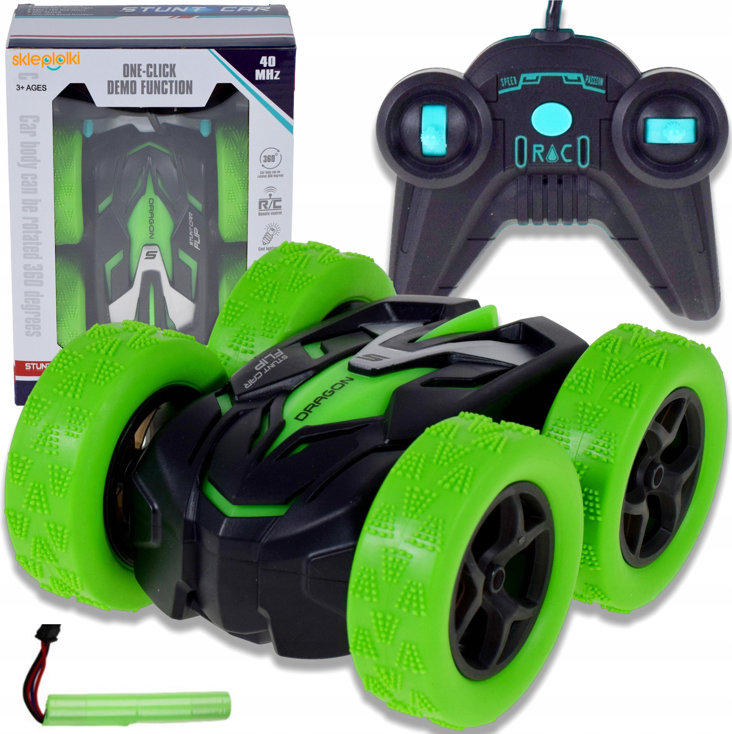 SklepLolki Lolex | RC Auto - Akrobatik 360° - Mit Sound und Licht - Ferngesteuertes Spielzeug