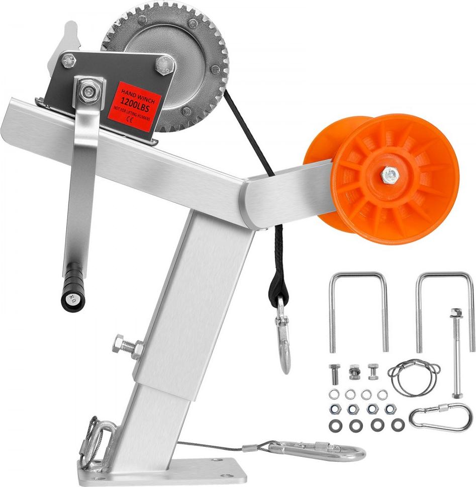 StarTech Windenbock Windenstand mit 544kg Rolle - Windensitz für Bootswindenhalterung CYJPZJZZJDJPQJNU5001V0