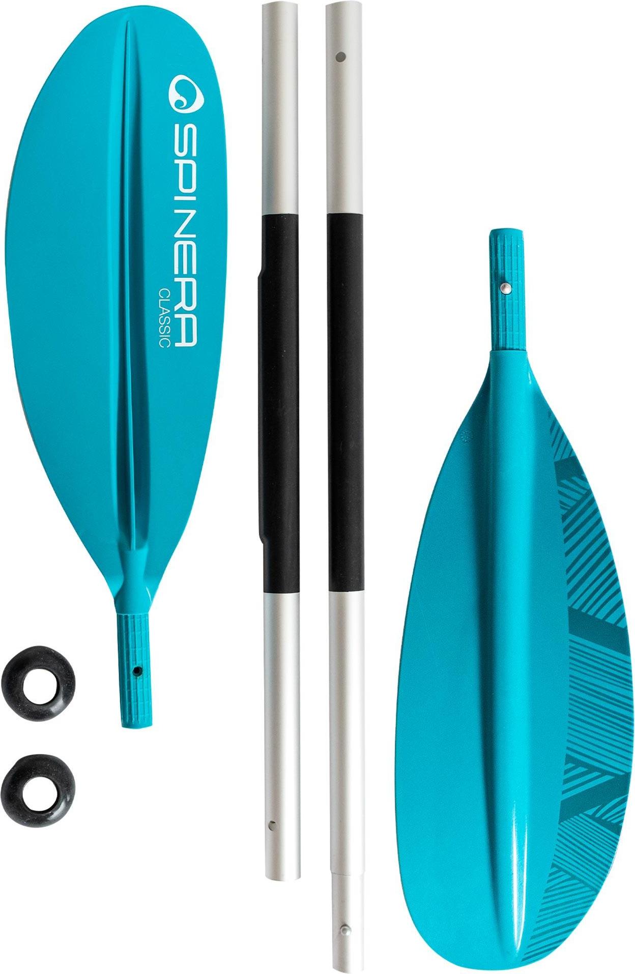 Spinera Kayak Paddle Classic Alu 4-teilig 240cm Kajakpaddel Doppelpaddel türkis 22295