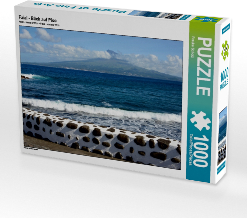 Calvendo Faial - Blick auf Pico 1000 Teile Puzzle quer 640x480mm, Scholz Frauke; 7371259