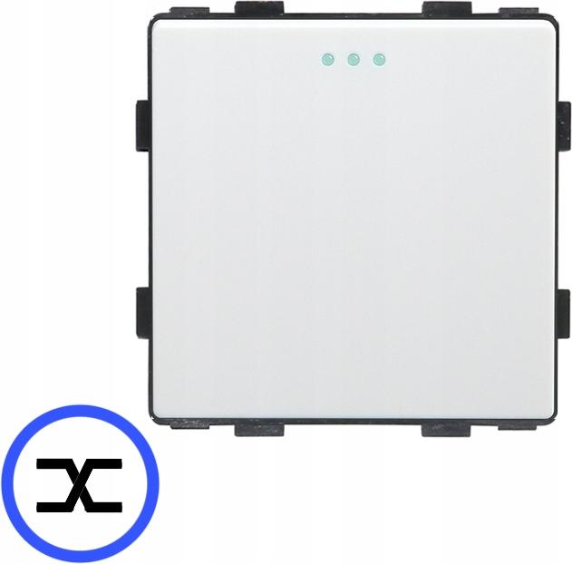 Kreuzlichtschalter mechanischer Einsatz weiß # RTX SH