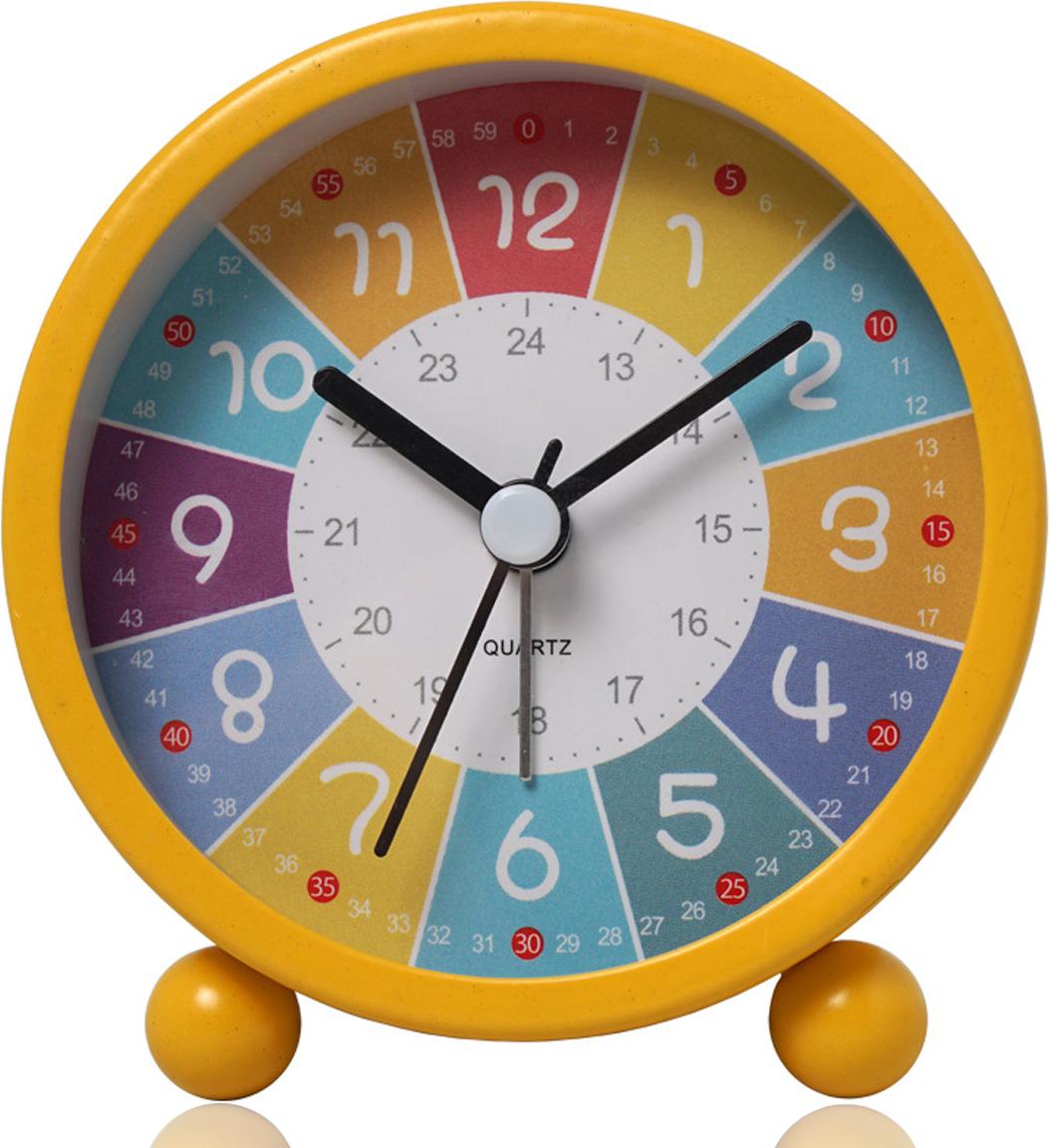 Mmgoqqt Kinderwecker, analoger Wecker ohne Ticken, Lernwecker, Quarzwecker für Kinder, Kinderwecker mit lautem Alarm und Nachtlicht LPH-20260910-695