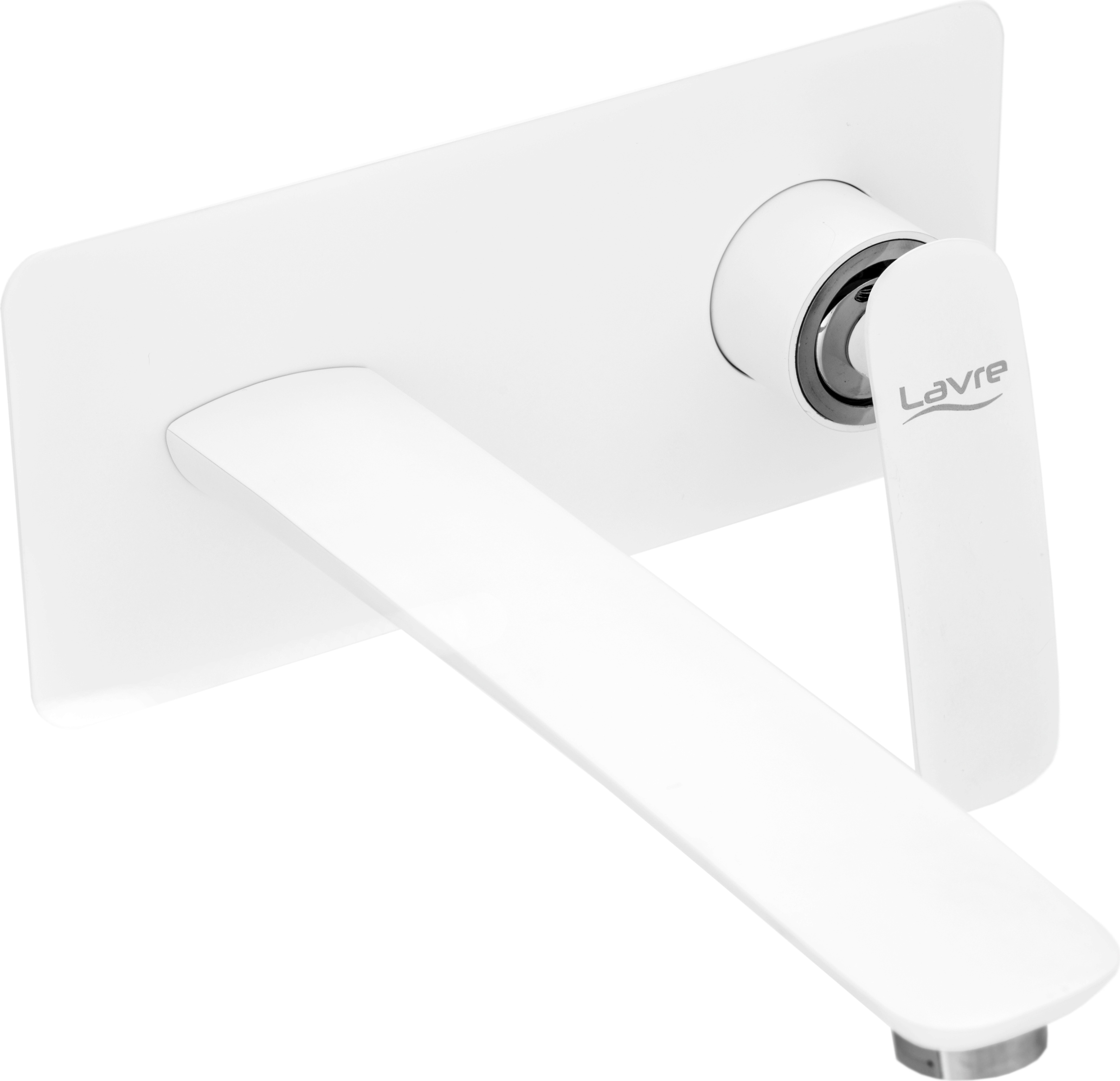 GRANIITAN Tony Waschtischbatterie Weiss Quadratisch