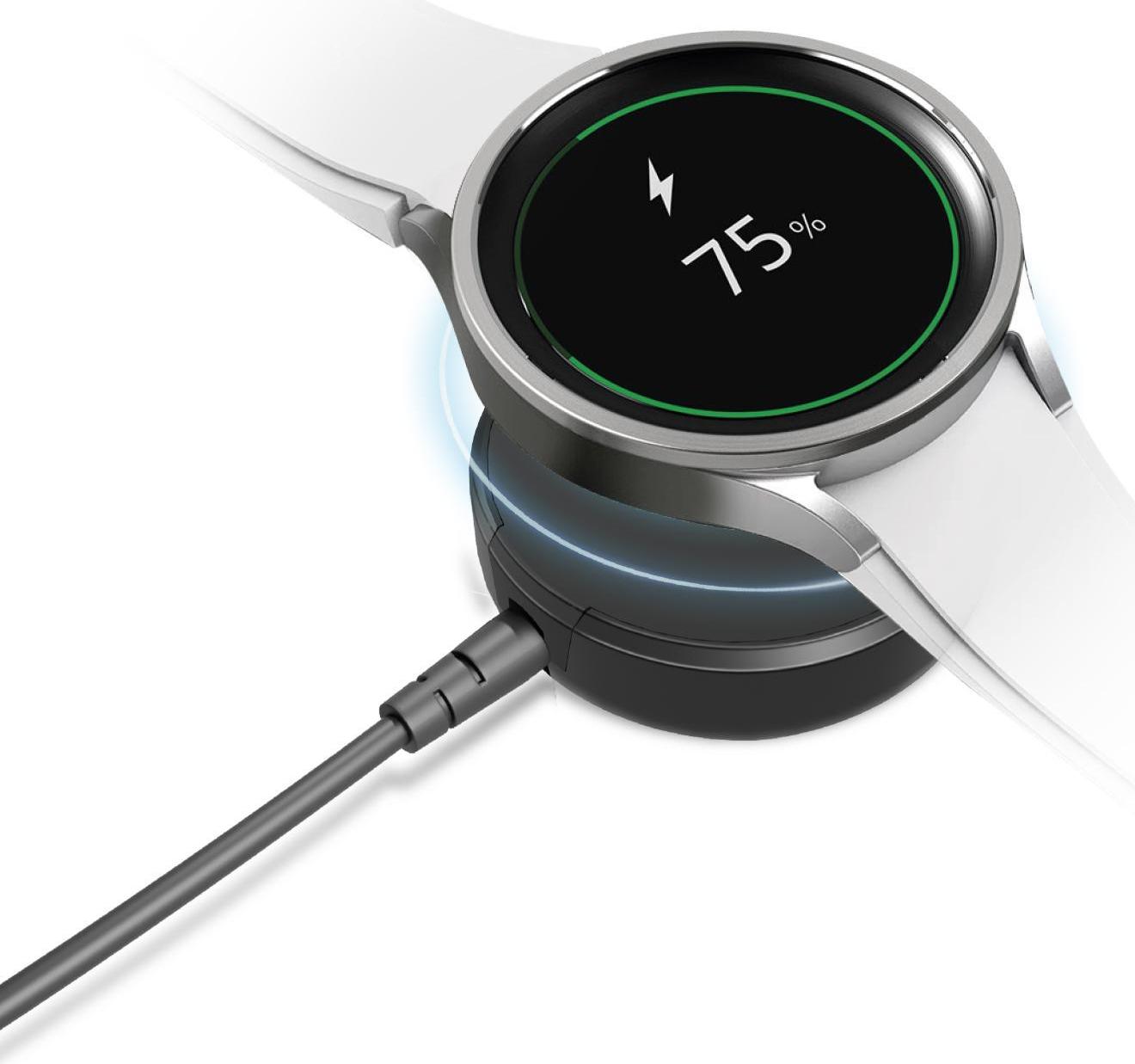 SBS TECHGSAMWATCH, Vnútorný, USB, Bezdrôtové nabíjanie, 1,2 m, Biela