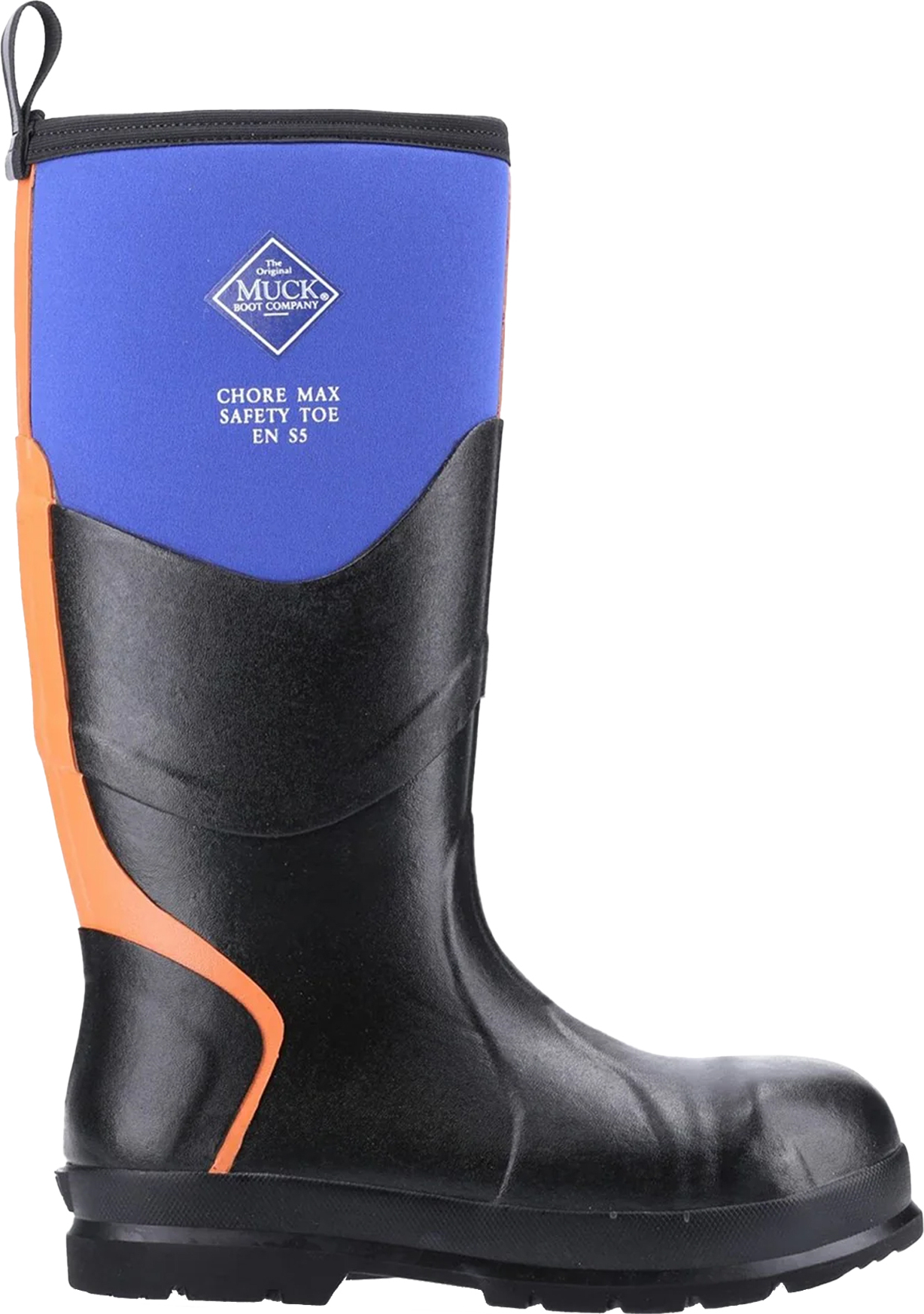 Muck Boots - Pánske/dámske uni gumáky "Chore Max S5" FS8780 (39,5 EU) (Black/Blue/Orange)