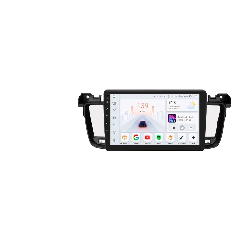 Autorádio, kompatibilita so systémom Android 12, štvorjadrový procesor, MULTI