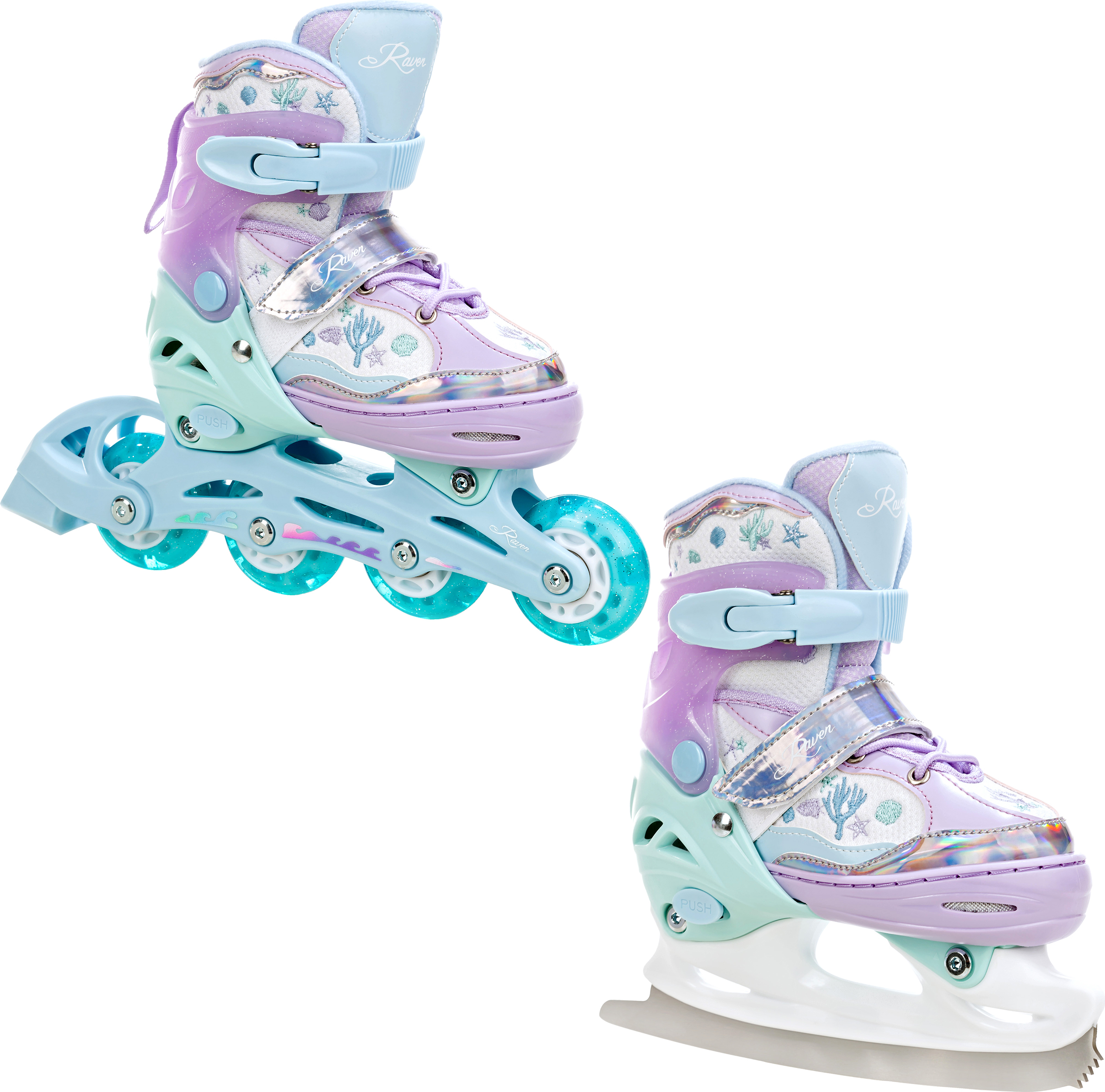 RAVEN Profession Inlineskates – Verstellbare Inliner Für Kinder & Erwachsene, Mit 64-72 Mm Rollen