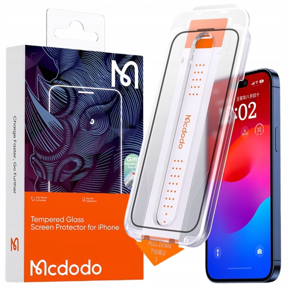 Mcdodo Ez Paste Tvrdené Sklo Puzdro Sklo Pre Iphone 15