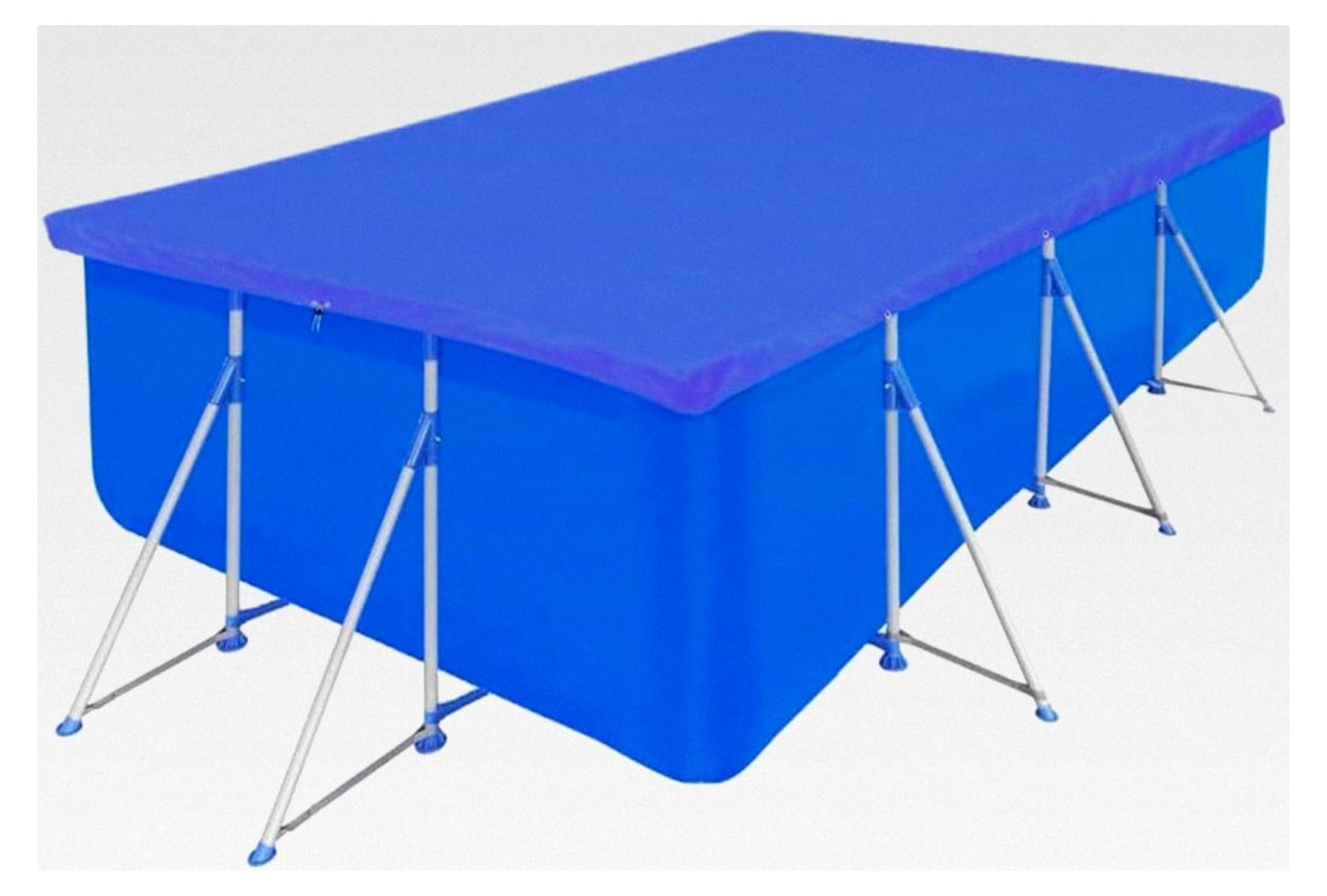 Markenlos Poolabdeckungen 2 Stück PE Rechteckig 90 g/m² 394x207 cm zur Erwärmung des Poolwassers