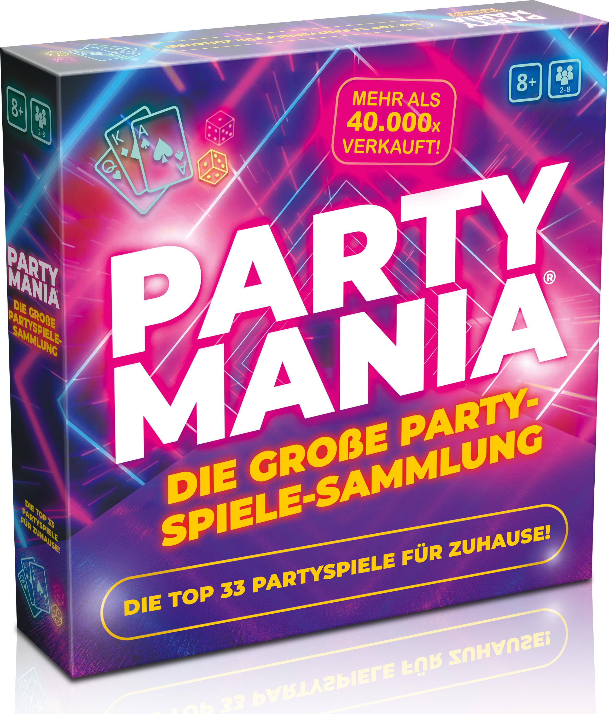 Gomazing Partymania Partyspiele Sammlung mit 33 Spielen ab 8 Jahren