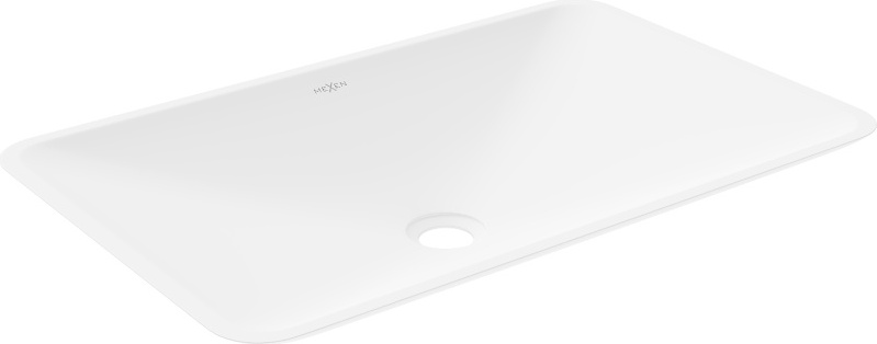 Mexen Esper Waschbecken aus Konglomerat 60 x 38 cm, Weiß - 23036001