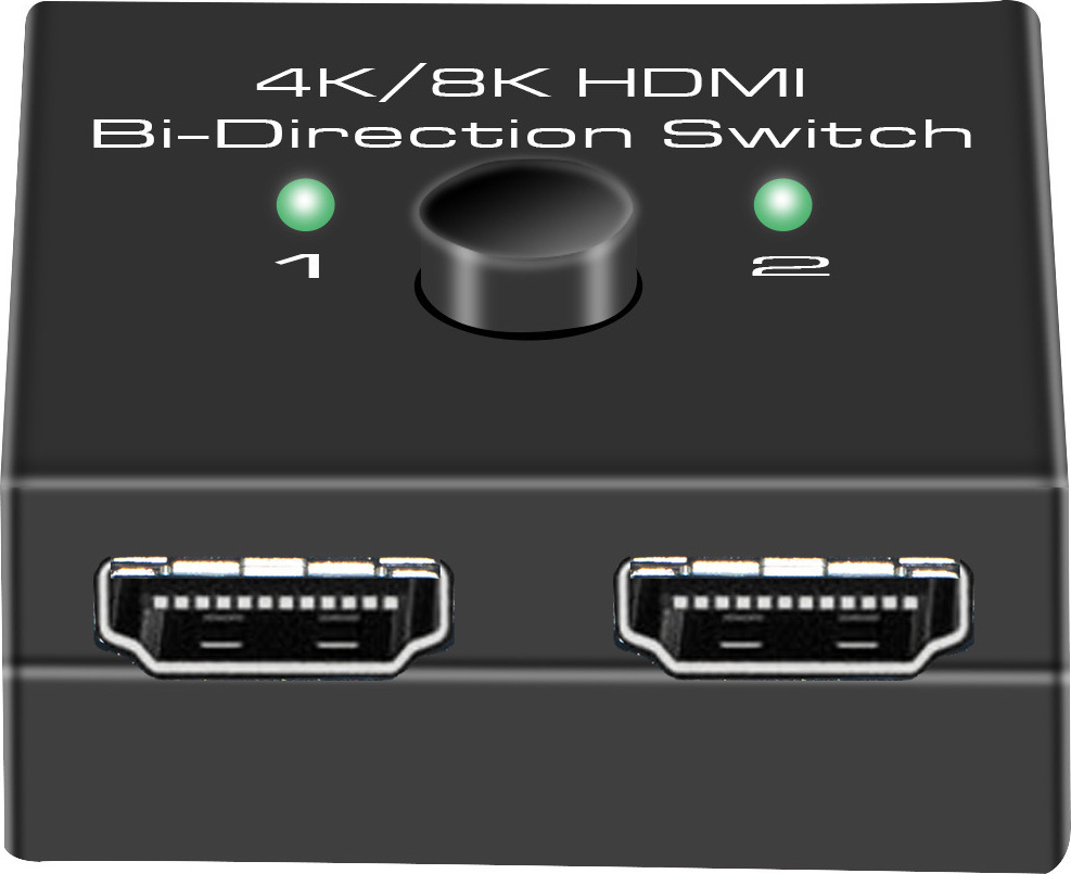 INF Obojsmerný prepínač HDMI 8K 2v1 Out