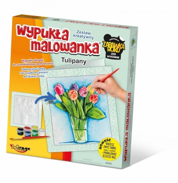 Mirage Hobby Konvexes Malbuch Blumen - Tulpen