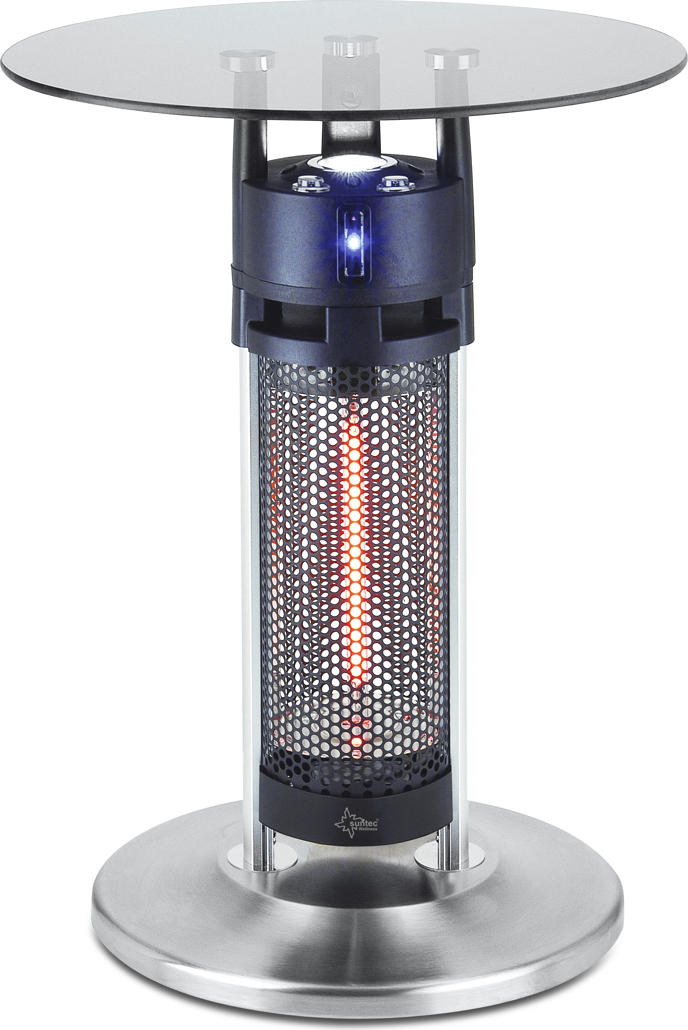 Suntec Heat Patio 1200 glasstable 65 cm 15557