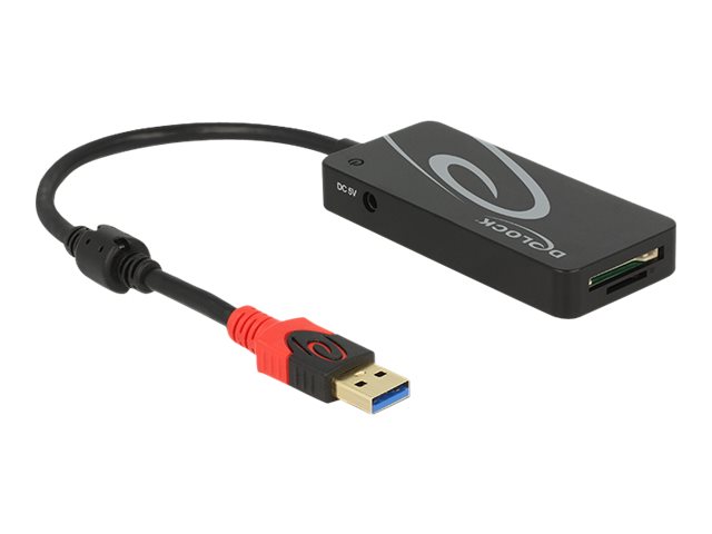 DELOCK USB-HUB USB3.1 TypA -> 3x USB3.0 TypA +2x Slot SD