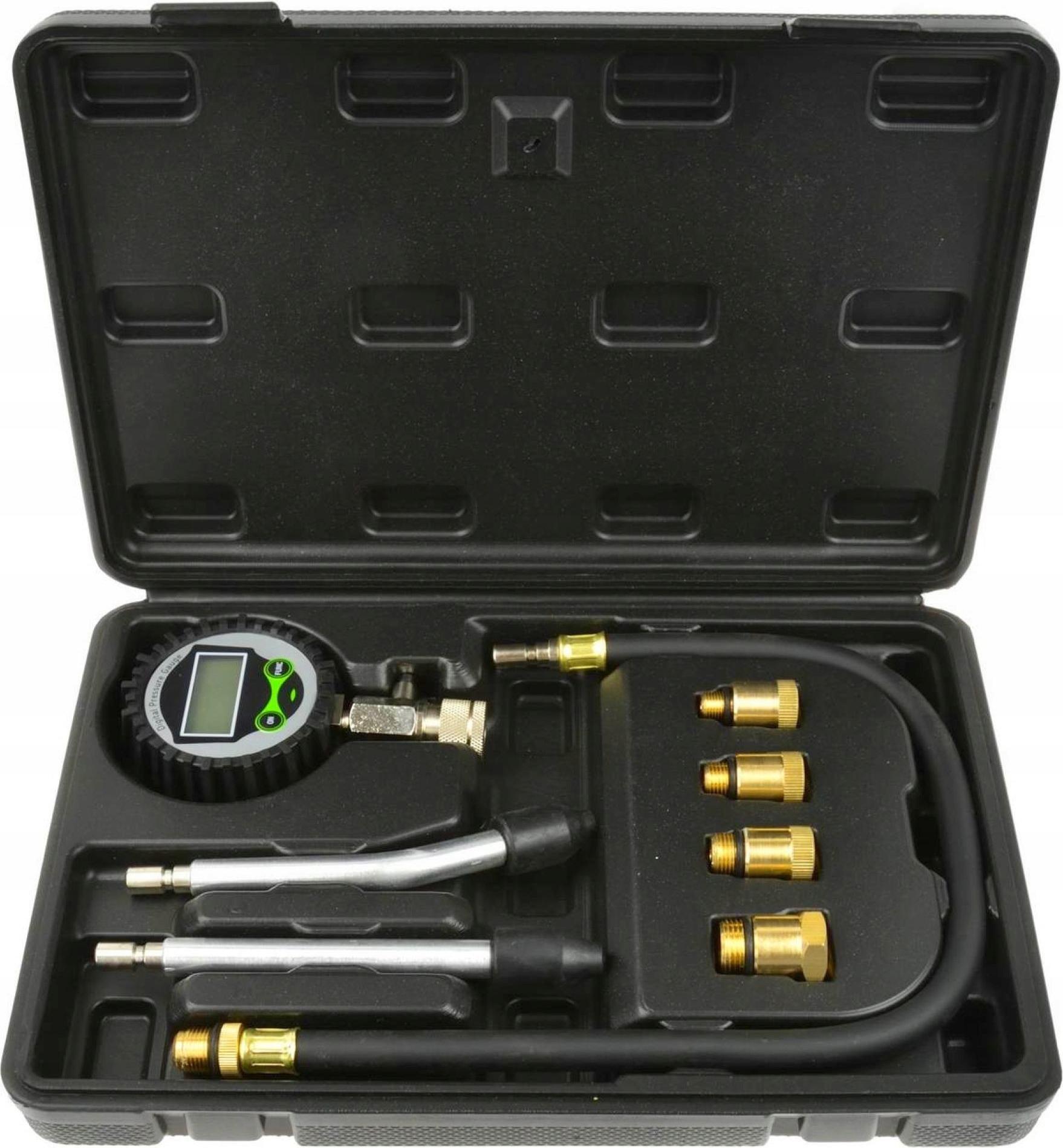 Geko BSD Auto Motor Kompressionsprüfer - Motor Kompression Tester, Zylinder Kompressionsprüfer mit LCD Manometer G02509