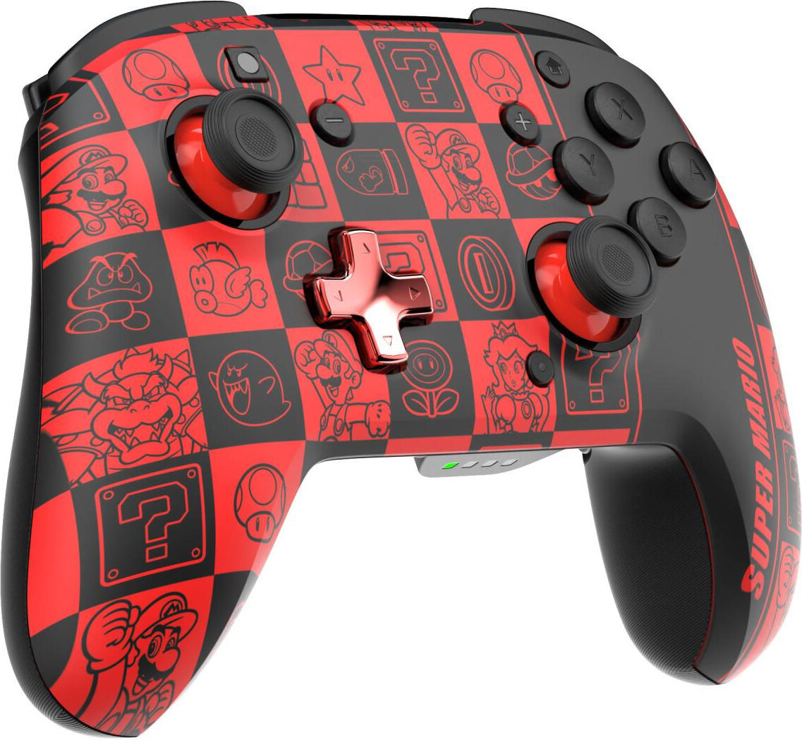 PDP REMATCH GLOW čierny, zelený, červený Gamepad analógový / digitálny Nintendo Switch, Nintendo Switch OLED