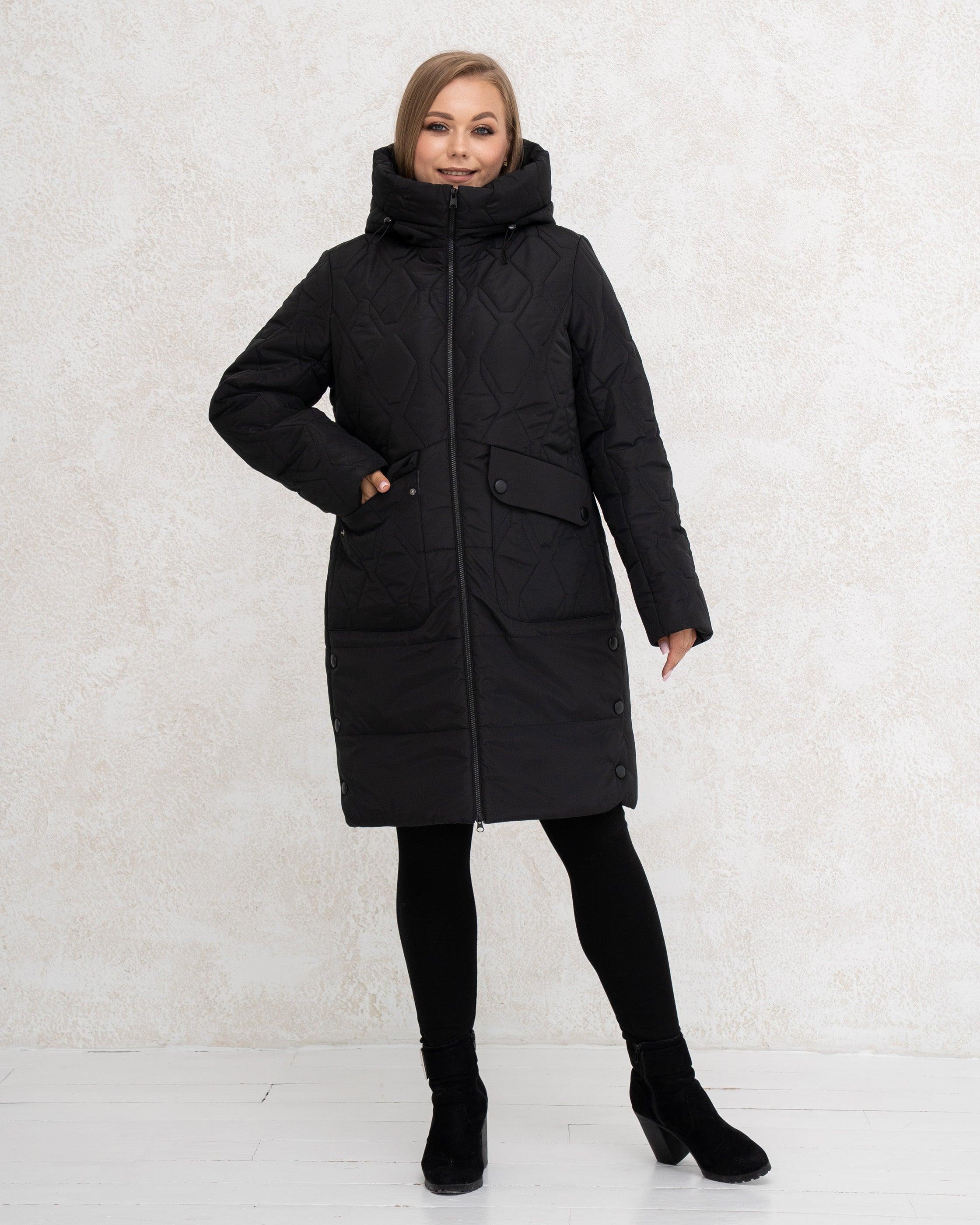 Damen-Winterjacke 0453 - 54 Schwarz A.G.