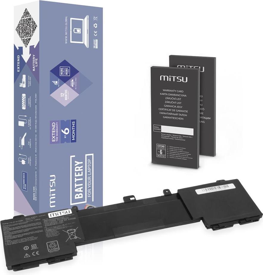 C42N1630 Batéria pre Asus Zenbook Pro UX550V UX550VD UX550VE