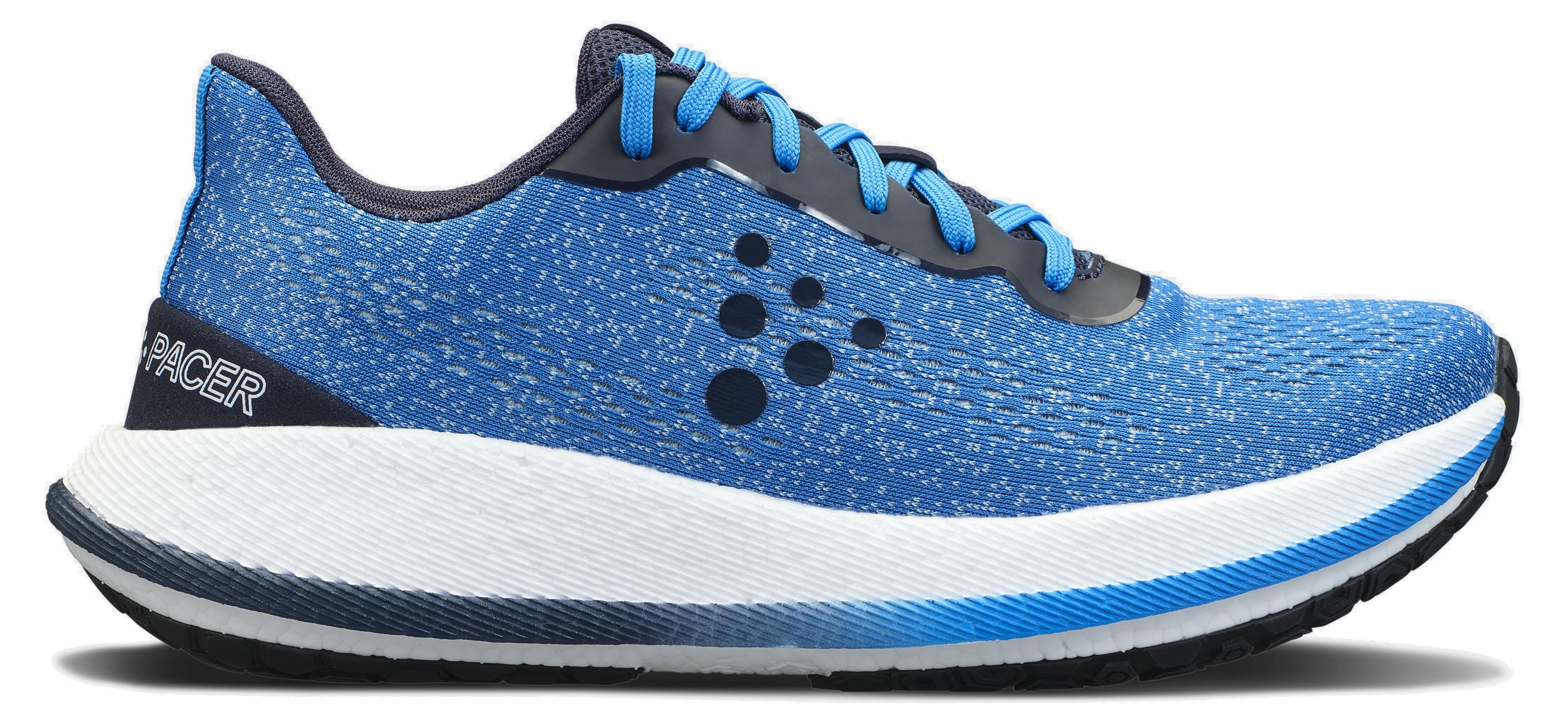 Craft Pacer Laufschuhe Größe 43,5, 270 g, 6 mm Sprengung 3613378