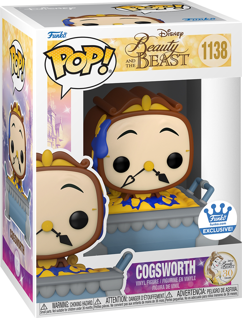 Disney Beauty and the Beast - Cogsworth 1138 Exclusive - Funko Pop! Vinyl Figur