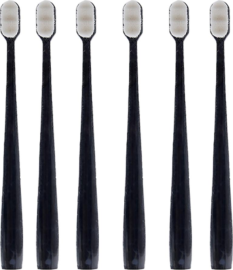 Fokelyi Extra weiche Zahnbürste für Erwachsene (6er-Packung) – Handzahnbürsten zum Schutz empfindlichen Zahnfleisches KAU-ED-LYS-PH-20251206-297