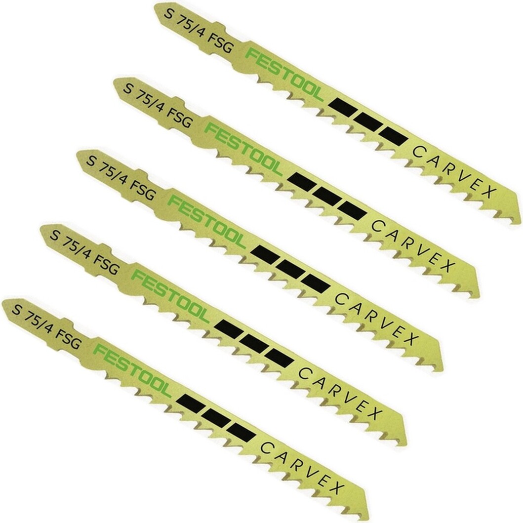 Festool Stichsägeblatt S 75/4 FSG 5 Stück Nr. 499476 Stichsäge Pendelstichsäge 28757
