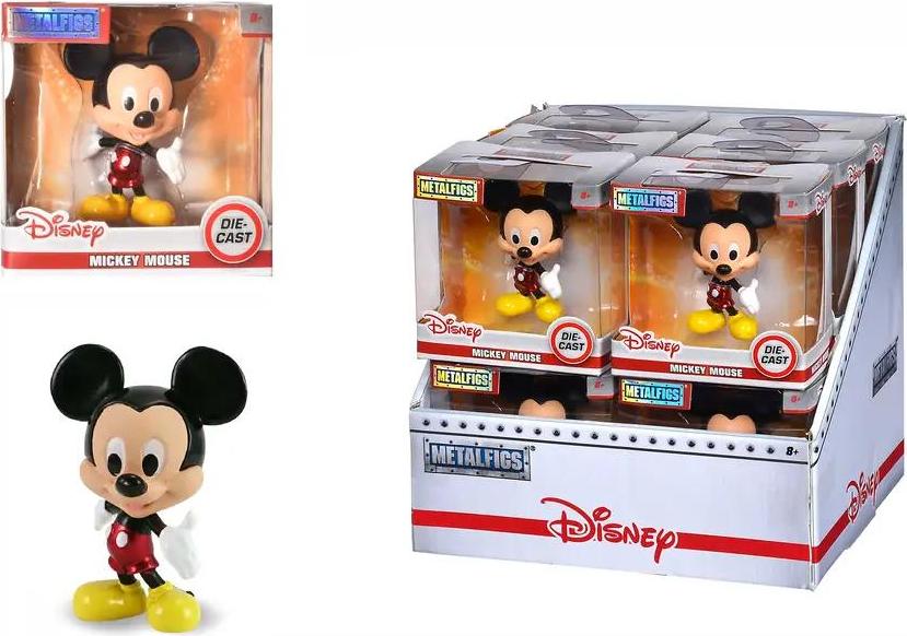 Jada Mickey Mouse - Metallfigur Mickey, 7 cm, Disney, Sammlerstück 253070002