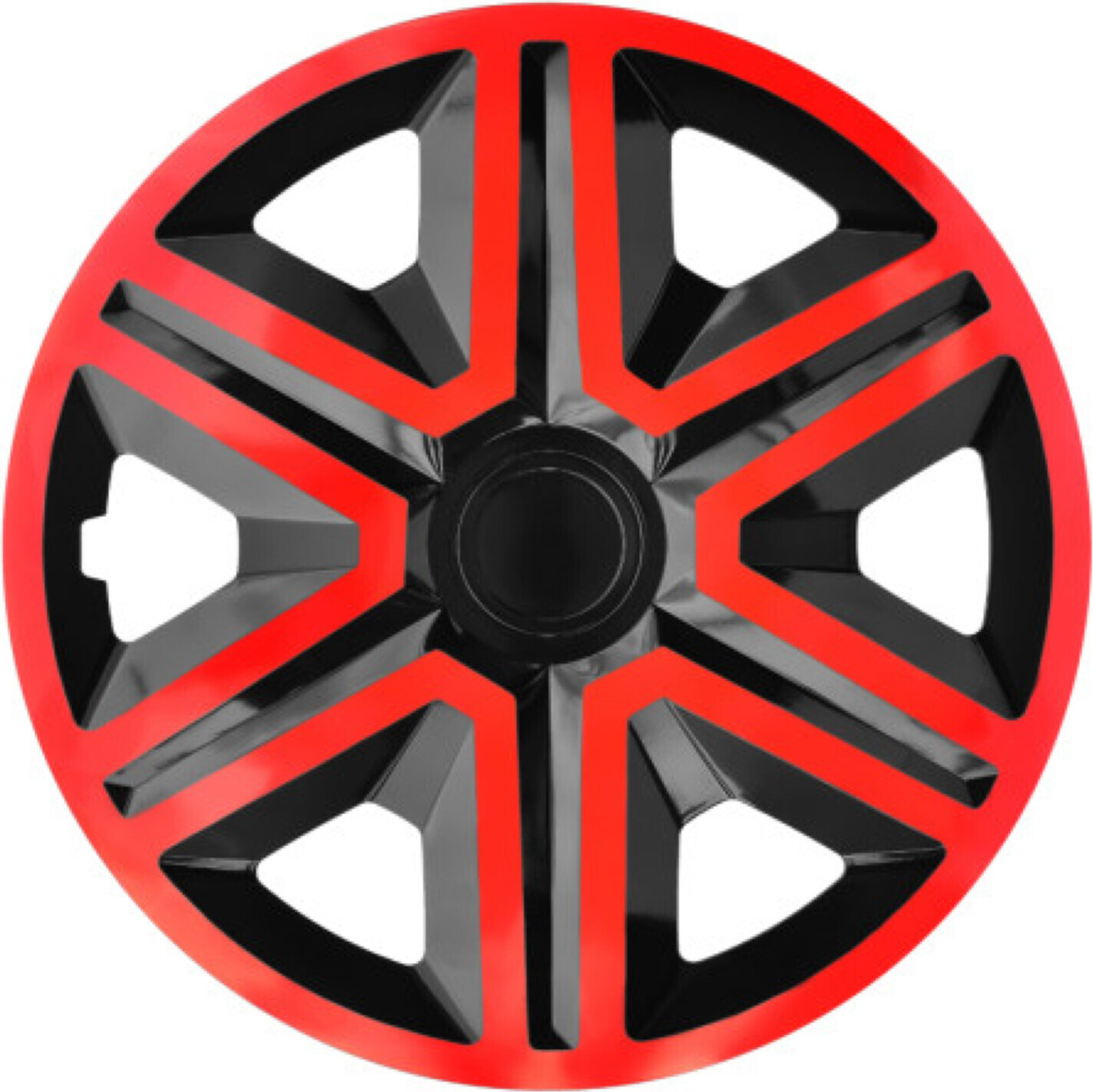 Wieldoppenset Soho 16-inch zwart/rood | - Wieldoppen