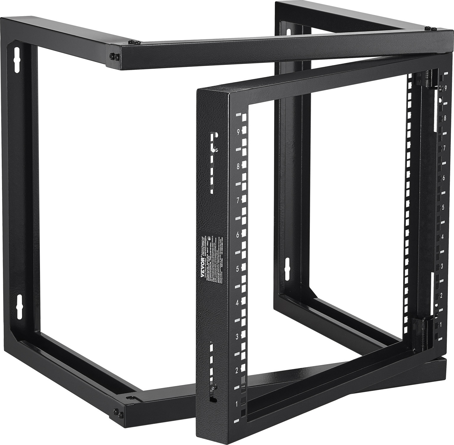 Devant Racks Rack mural VEVOR 9U, capacité de charge maximale de 150
