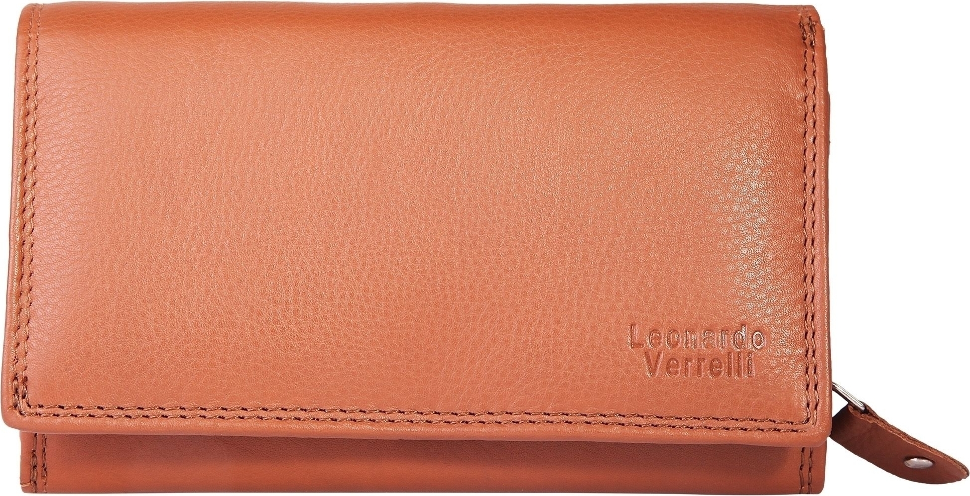 Leonardo Verrelli Damen Geldbörse aus Echtleder, RFID-Schutz