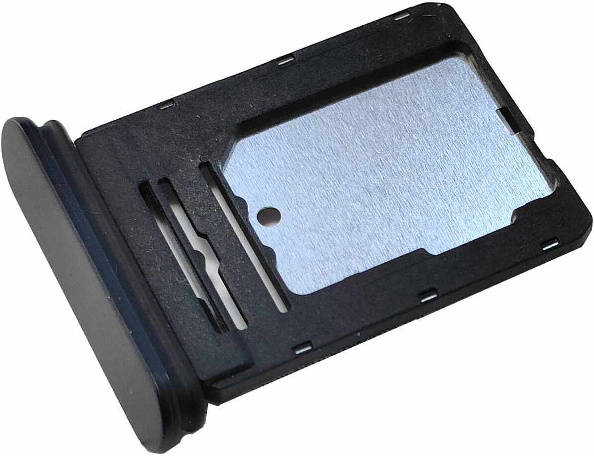 Simkartenhalter passend für Sony Xperia 1 IV (XQCT54), Nano-SIM + micro-SD, Serviceware, Schwarz A5045827A