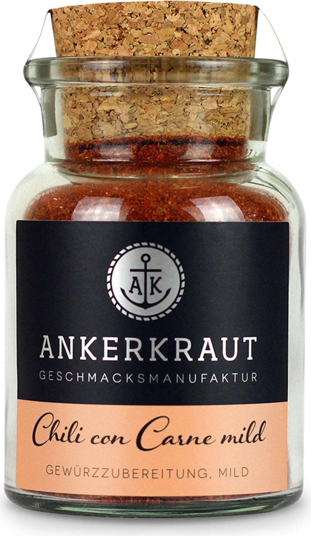 Ankerkraut Chili con Carne, mild, 80g im Korkenglas 1470-4260347890290