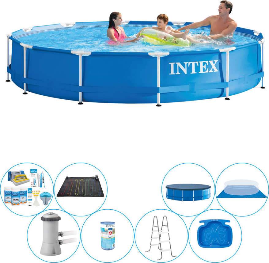 Intex Kovový rám 366x76 cm Rund - Bazén Super ponuka